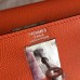 Hermes Orange Epsom Kelly Sellier 28cm Handmade Bag