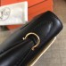 Hermes Black Swift Kelly Sellier 28cm Handmade Bag