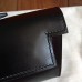 Hermes Black Box Kelly Cut Clutch Handmade Bag