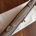 Hermes Etoupe Epsom Kelly Cut Clutch Handmade Bag