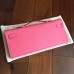 Hermes Rose Lipstick Epsom Kelly Cut Clutch Handmade Bag