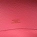 Hermes Rose Lipstick Epsom Kelly Cut Clutch Handmade Bag