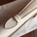 Hermes White Epsom Kelly Cut Clutch Handmade Bag