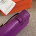 Hermes Cyclamen Epsom Kelly Pochette Handmade Bag