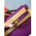 Hermes Cyclamen Epsom Kelly Pochette Handmade Bag