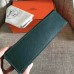 Hermes Malachite Epsom Kelly Pochette Handmade Bag