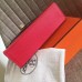 Hermes Red Epsom Kelly Pochette Handmade Bag