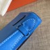 Hermes Blue Izmir Swift Kelly Pochette Handmade Bag