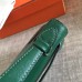 Hermes Malachite Swift Kelly Pochette Handmade Bag