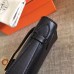 Hermes Black Swift Kelly Pochette Handmade Bag