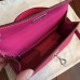 Hermes Rose Red Epsom Kelly Mini II 20cm Handmade Bag