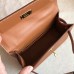 Hermes Gold Swift Kelly Mini II 20cm Handmade Bag