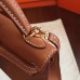 Hermes Gold Swift Kelly Mini II 20cm Handmade Bag