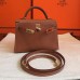 Hermes Gold Swift Kelly Mini II 20cm Handmade Bag