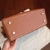 Hermes Brown Swift Kelly Retourne 32cm Handmade Bag