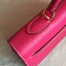 Hermes Rose Tyrien Epsom Kelly 32cm Sellier Handmade Bag