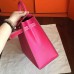 Hermes Rose Tyrien Epsom Kelly 32cm Sellier Handmade Bag
