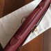 Hermes Bordeaux Epsom Kelly Cut Clutch Handmade Bag