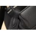 Hermes Black Clemence Lindy 30cm Bag