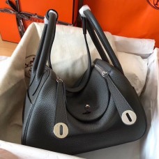 Replica Hermes Lindy 26cm Bag In Gris Tourterelle Clemence With PHW