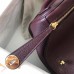 Hermes Bordeaux Lindy 26cm Clemence Handmade Bag