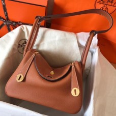 Replica Hermes Lindy 26cm Bag In Vert Amande Clemence Leather GHW