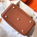 Hermes Gold Lindy 26cm Clemence Handmade Bag