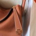 Hermes Gold Lindy 26cm Clemence Handmade Bag