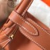 Hermes Gold Lindy 26cm Clemence Handmade Bag