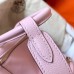 Hermes Pink Lindy 26cm Clemence Handmade Bag