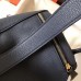 Hermes Dark Blue Lindy 26cm Clemence Handmade Bag