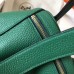 Hermes Vert Vertigo Lindy 26cm Clemence Handmade Bag