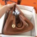 Hermes Gold Lindy 30cm Swift Handmade Bag