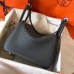Hermes Vert Gris Lindy 30cm Clemence Handmade Bag