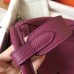 Hermes Purple Lindy 30cm Clemence Handmade Bag