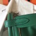 Hermes Vert Vertigo Lindy 30cm Clemence Handmade Bag