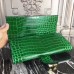 Hermes Medor Clutch Bag In Bamboo Crocodile Leather