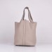 Hermes Picotin Lock Bag In Grey Leather