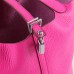 Hermes Picotin Lock Bag In Rose Red Leather