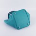 Hermes Picotin Lock Bag In Turquoise Leather