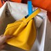 Hermes Bicolor Picotin Lock PM 18cm Yellow Bag