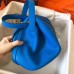 Hermes Blue Hydra Picotin Lock PM 18cm Handmade Bag