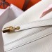 Hermes White Picotin Lock MM 22cm Handmade Bag