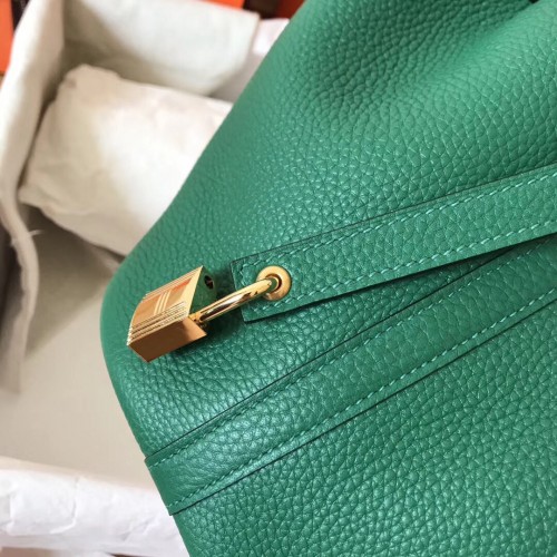 Replica Hermes Vert Criquet Picotin Lock MM 22cm Handmade Bag