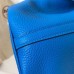 Hermes Blue Hydra Picotin Lock MM 22cm Handmade Bag