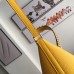 Hermes Yellow Picotin Lock 22cm Braided Handles Bag