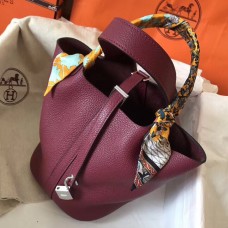 Hermes Ruby Picotin Lock PM 18cm Handmade Bag Hermes Ruby Picotin Lock PM 18cm Handmade Bag