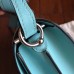 Hermes Mini Sac Roulis Bag In Blue Atoll Swift Leather