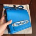Hermes Mini Sac Roulis Bag In Blue Hydra Swift Leather