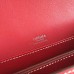 Hermes Mini Sac Roulis Bag In Red Swift Leather